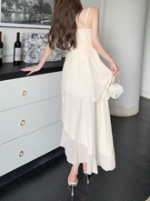 Draped Neck Elegant Maxi